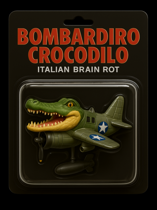 Bombardiro Crocodilo - Action Figure